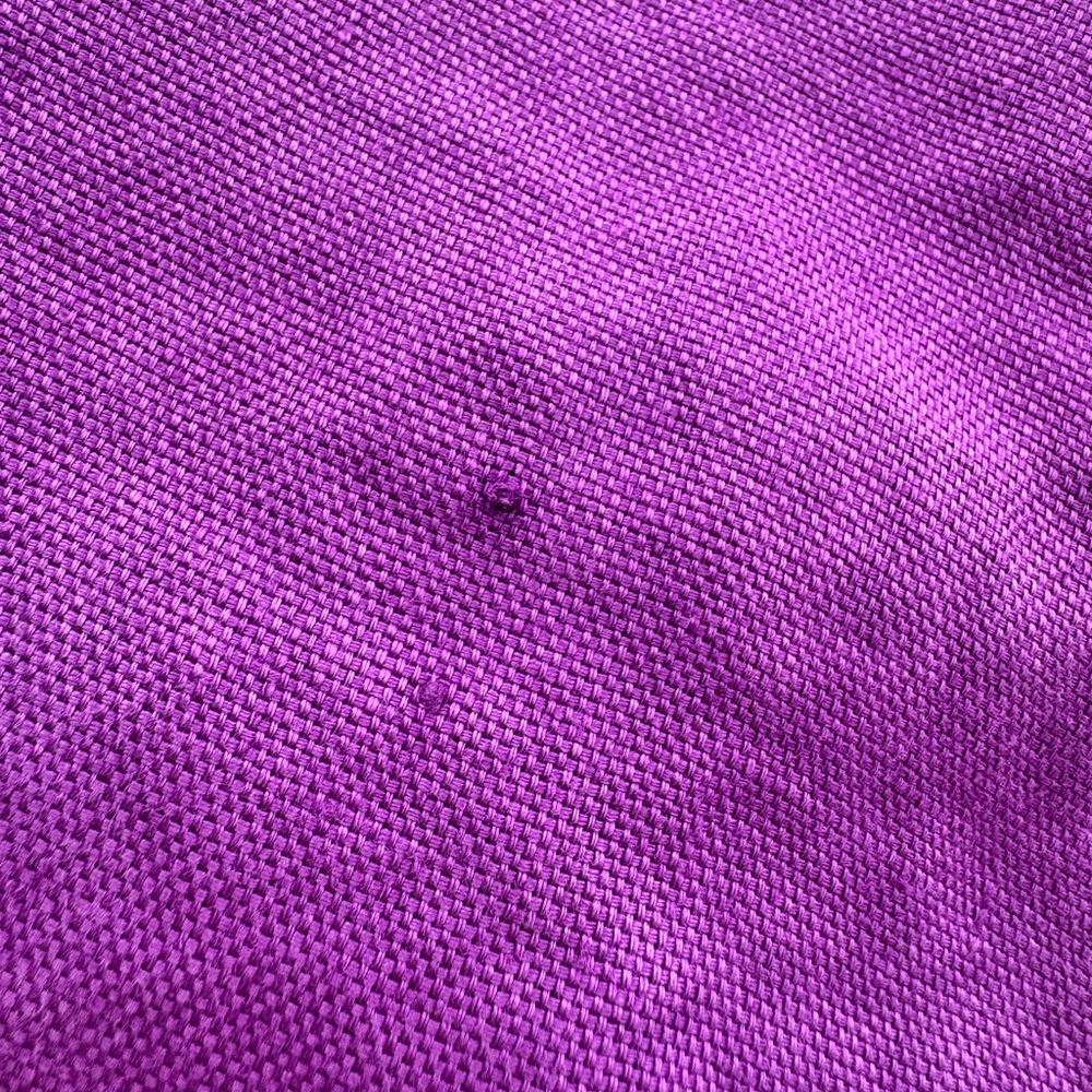 Kate Spade New York Purple Linen Sheath Dress Rosette Neck Size 8 - Picture 5 of 7